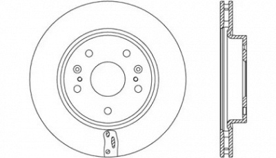 OPEN PARTS bda277420 -  Тормозной диск
